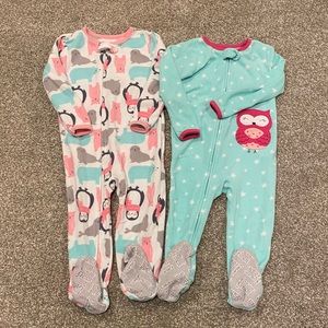 Carter’s Fleece Zip Pajama Bundle